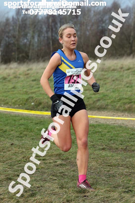 Senior womens North Eastern Cross Country, 2018 Northern Cross Country Champs., Wrekenton, Gateshead. Photo:  David T. Hewitson/Sports for All Pics